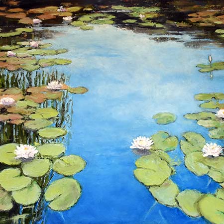 Giverny Waterlilies - Pamela Jane Rogers - Visual Artist & Author